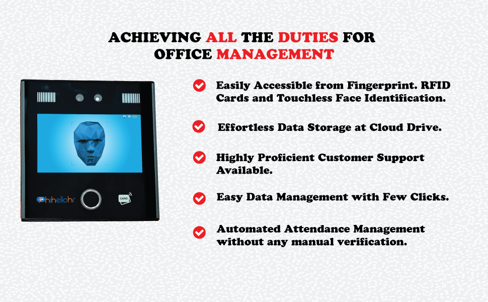 VLock Eagle Access Control System | Efficient Office Management with Cloud Integration | Secure Access with Facial Recognition and RFID