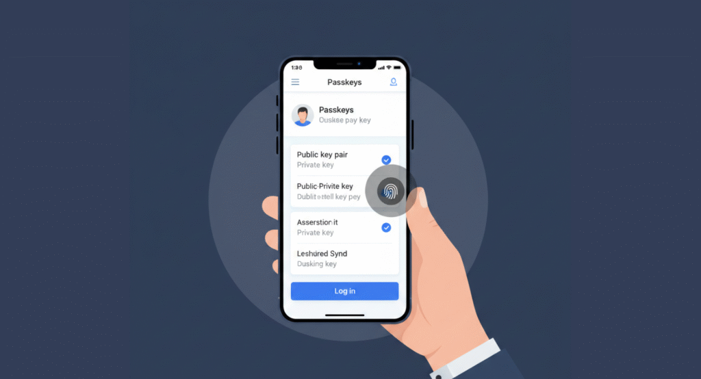 What is a passkey authentication system and how does it operate?