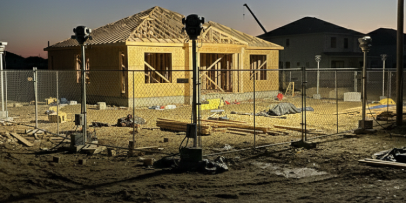 Secure the Site Perimeter Before the House Is Completed